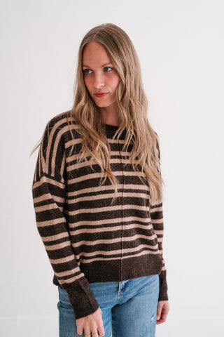 Ashwood Striped Long Sleeve Sweater