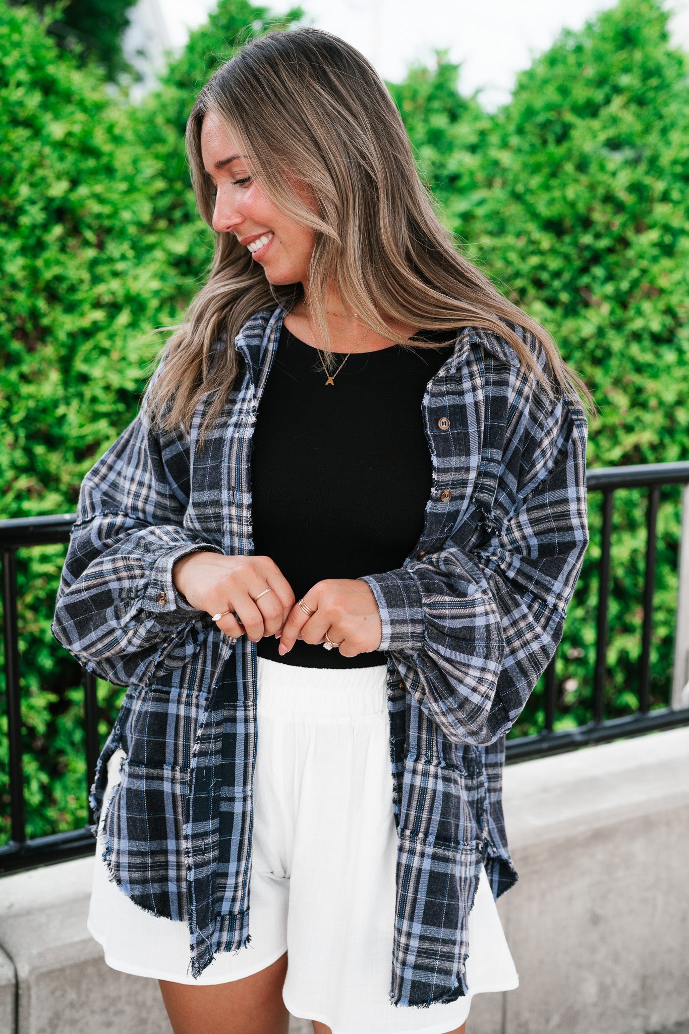 Fireside Flannel - Navy