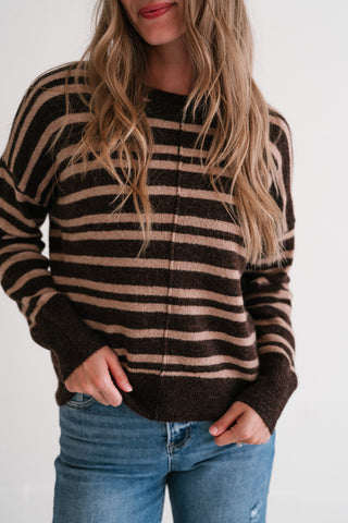 Ashwood Striped Long Sleeve Sweater