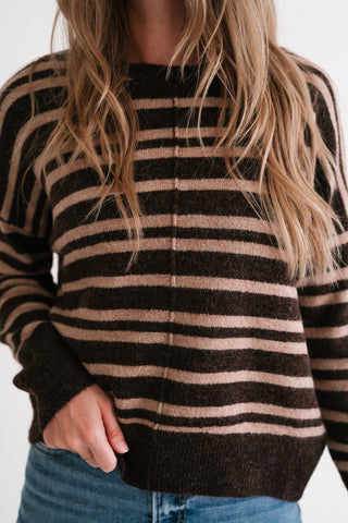 Ashwood Striped Long Sleeve Sweater