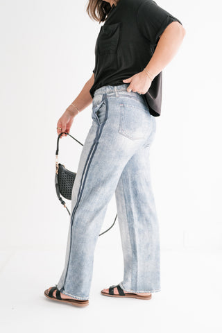 Driftline Wide Leg Denim Jean