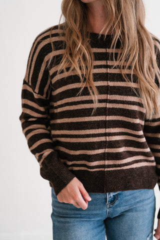 Ashwood Striped Long Sleeve Sweater