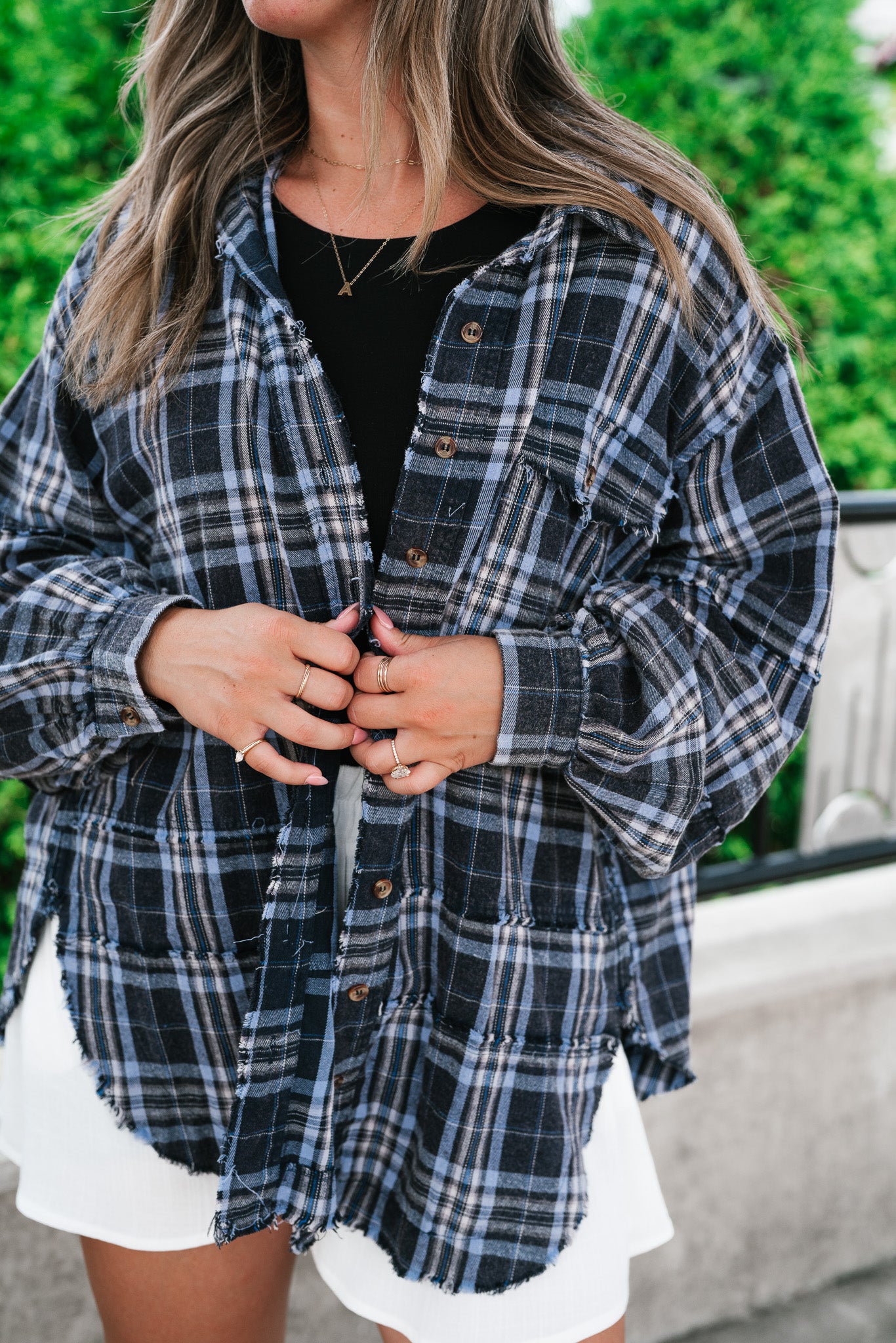 Fireside Flannel - Navy