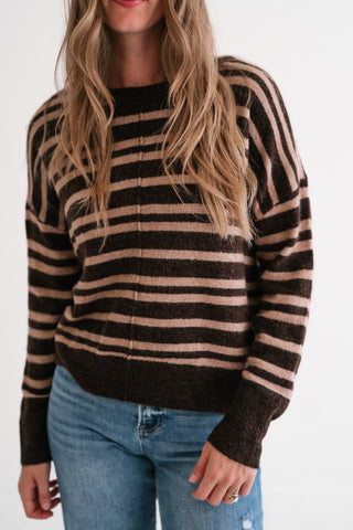 Ashwood Striped Long Sleeve Sweater