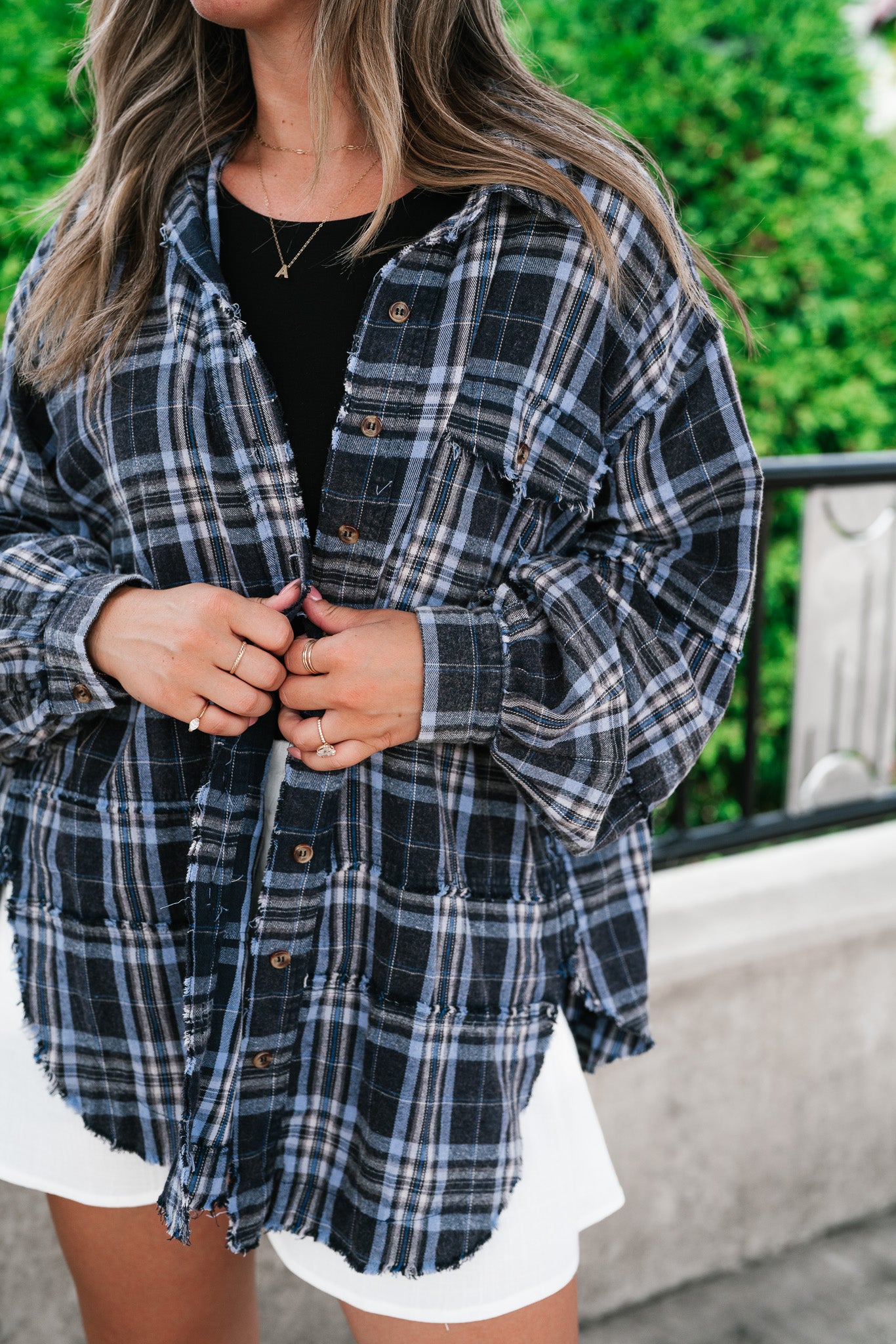 Fireside Flannel - Navy