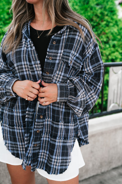 Fireside Flannel - Navy
