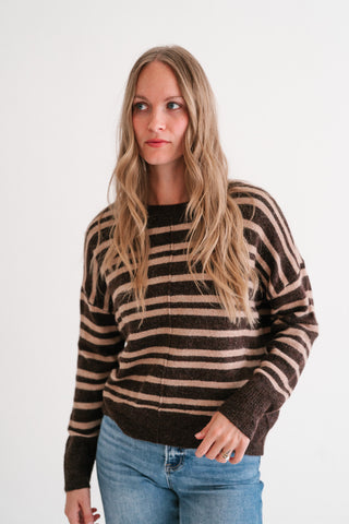 Ashwood Striped Long Sleeve Sweater