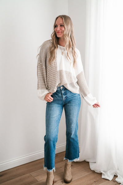 Comfort Is Calling Sweater- Taupe