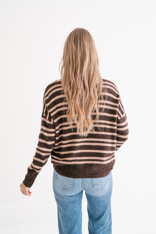 Ashwood Striped Long Sleeve Sweater