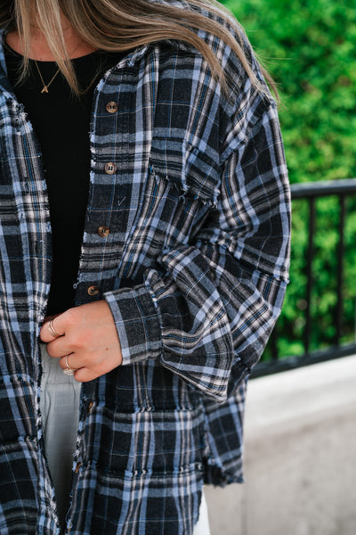 Fireside Flannel - Navy
