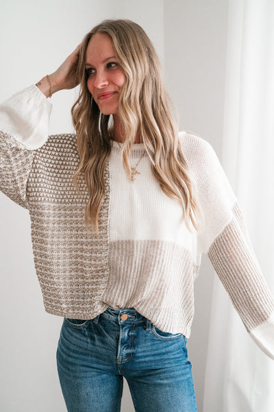 Comfort Is Calling Sweater- Taupe