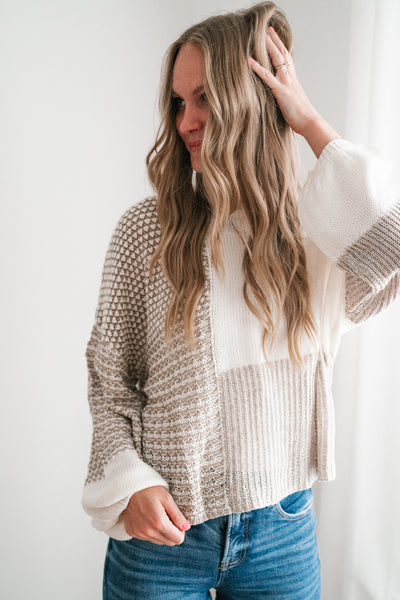 Comfort Is Calling Sweater- Taupe