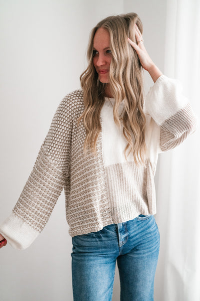 Comfort Is Calling Sweater- Taupe