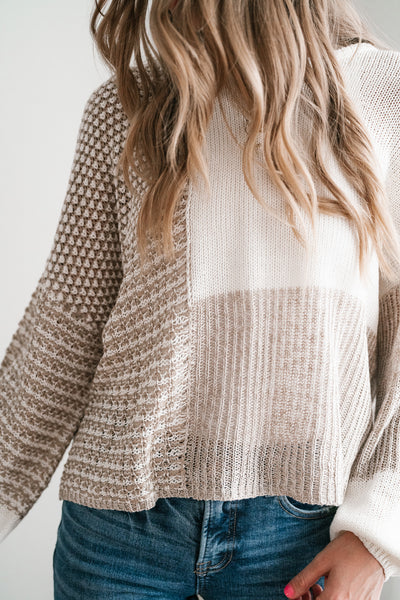 Comfort Is Calling Sweater- Taupe