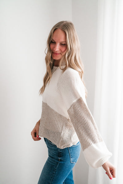 Comfort Is Calling Sweater- Taupe