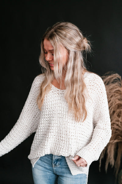 Head In The Clouds Knit Sweater