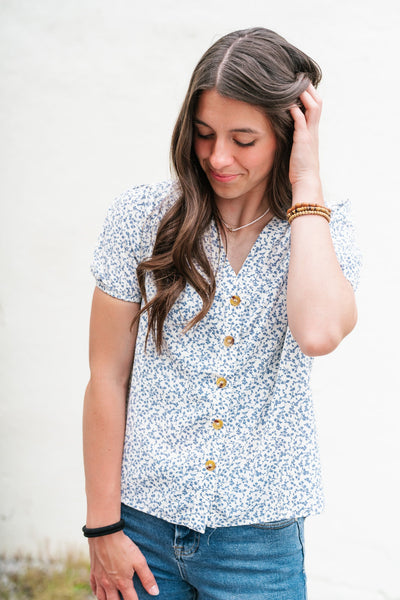 Meadow Floral Button Up Shirt
