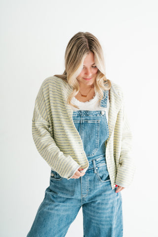 Afternoon Stroll Drop Shoulder Knit Cardigan