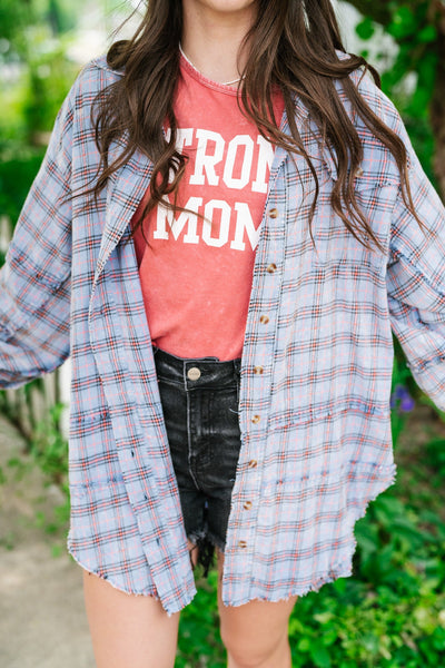 No Comparison Flannel Top