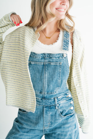Afternoon Stroll Drop Shoulder Knit Cardigan
