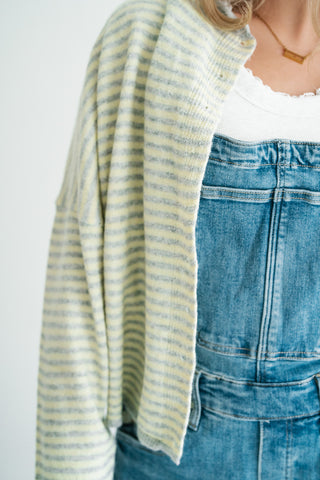Afternoon Stroll Drop Shoulder Knit Cardigan