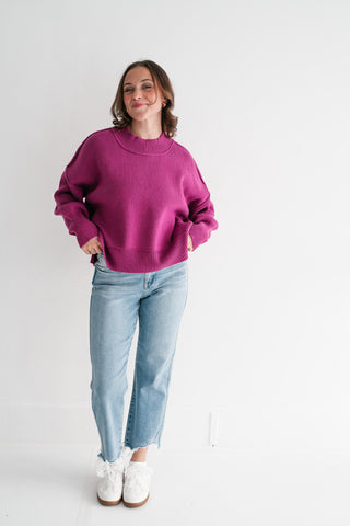 Bright Bloom Knit Sweater