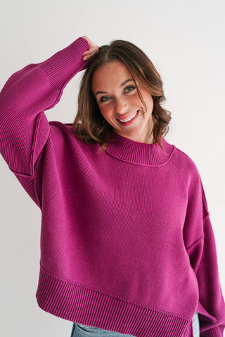 Bright Bloom Knit Sweater