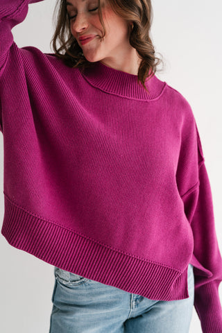 Bright Bloom Knit Sweater