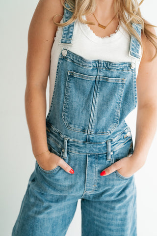 Heritage Barrel Leg Denim Overalls