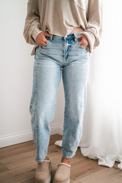 Risen Kelly Barrel Jeans