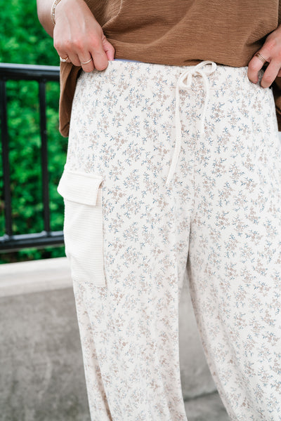 Summers End Dainty Floral Balloon Pant