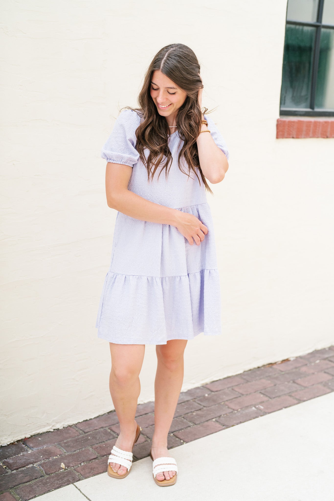 Rosa Lilac Textured Dress