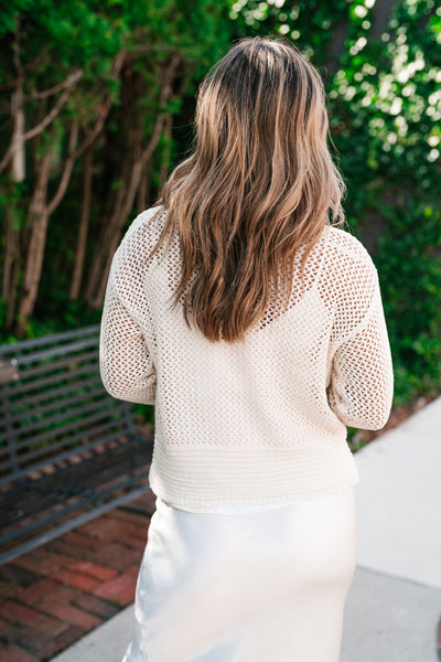 Summer Threads Open Knit Cardigan