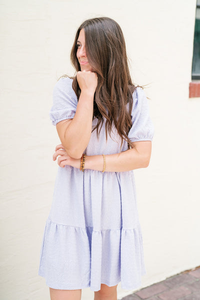 Rosa Lilac Textured Dress