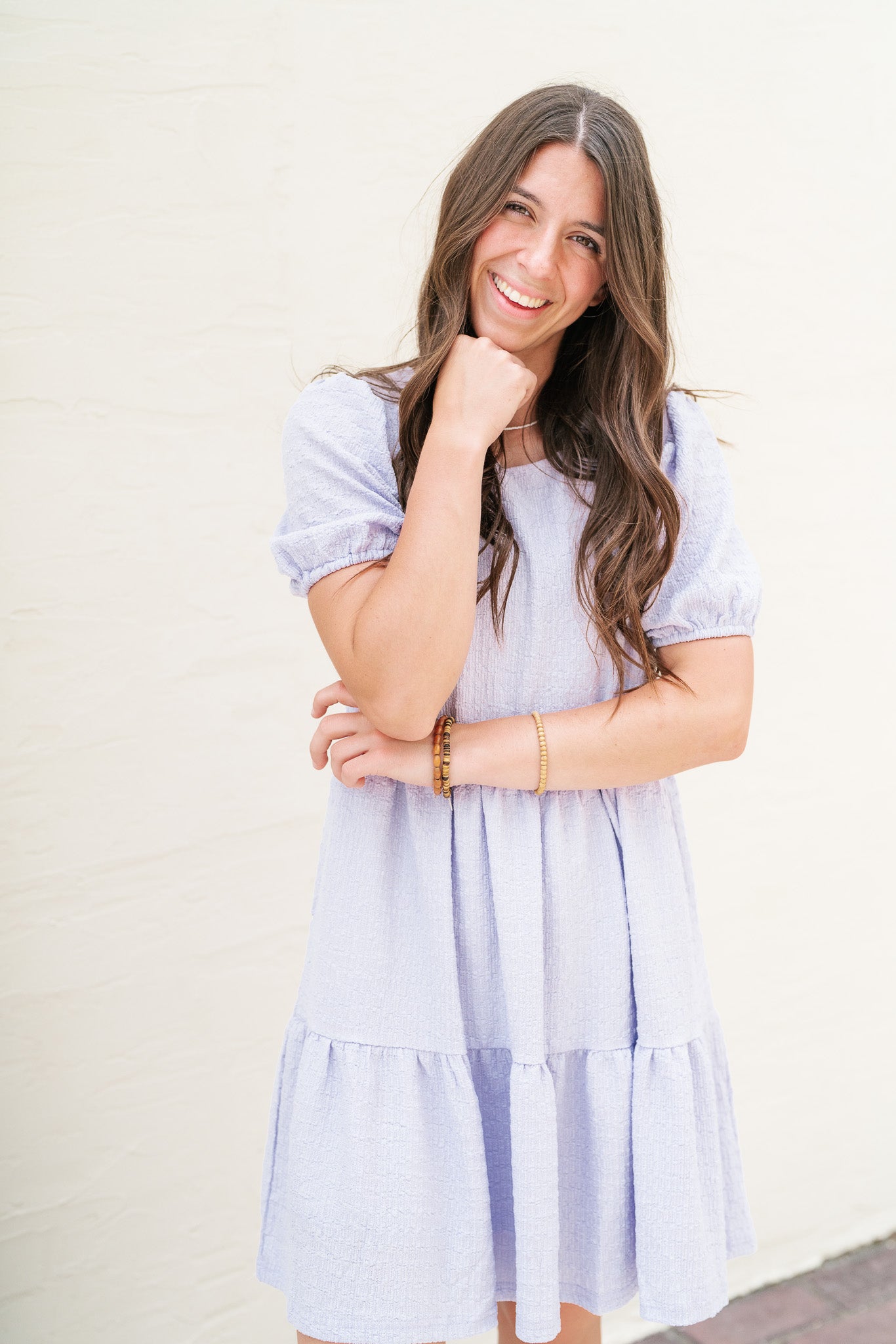 Rosa Lilac Textured Dress