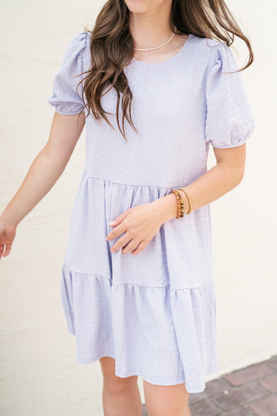 Rosa Lilac Textured Dress