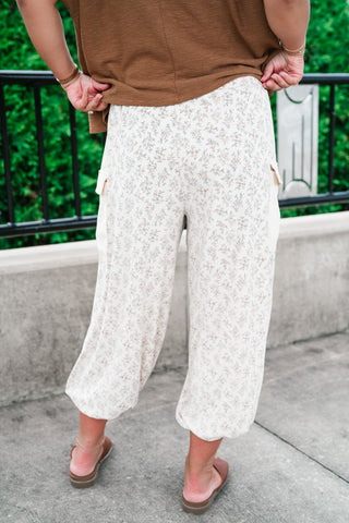 Summers End Dainty Floral Balloon Pant