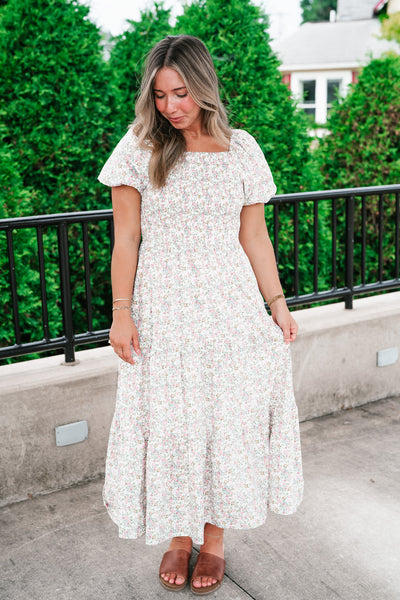 Wildflower Meadow Smocked Maxi Dress