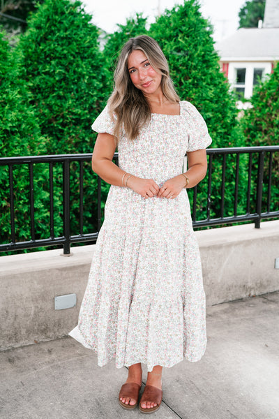 Wildflower Meadow Smocked Maxi Dress