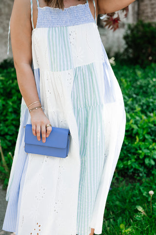 Promise Patchwork Midi Dress