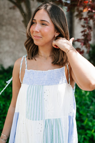 Promise Patchwork Midi Dress