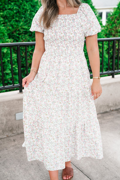 Wildflower Meadow Smocked Maxi Dress