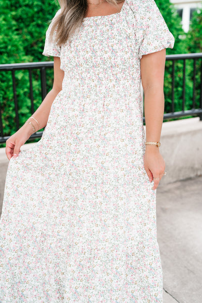 Wildflower Meadow Smocked Maxi Dress