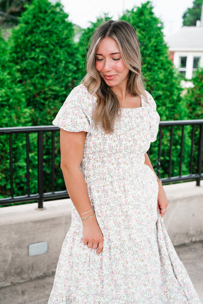 Wildflower Meadow Smocked Maxi Dress