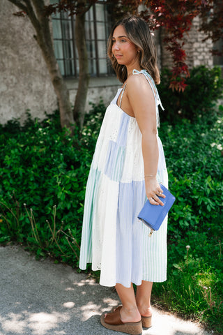 Promise Patchwork Midi Dress