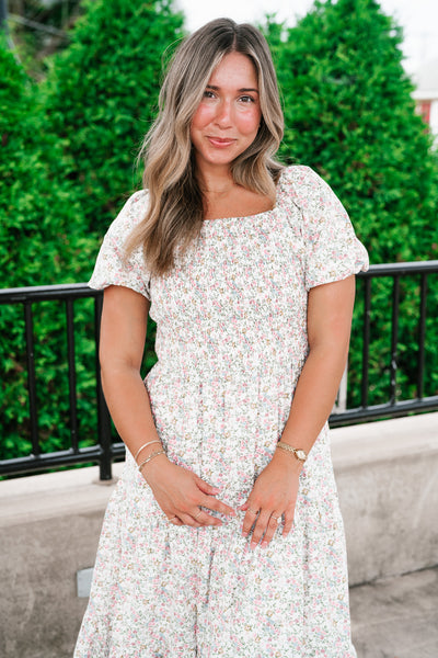 Wildflower Meadow Smocked Maxi Dress