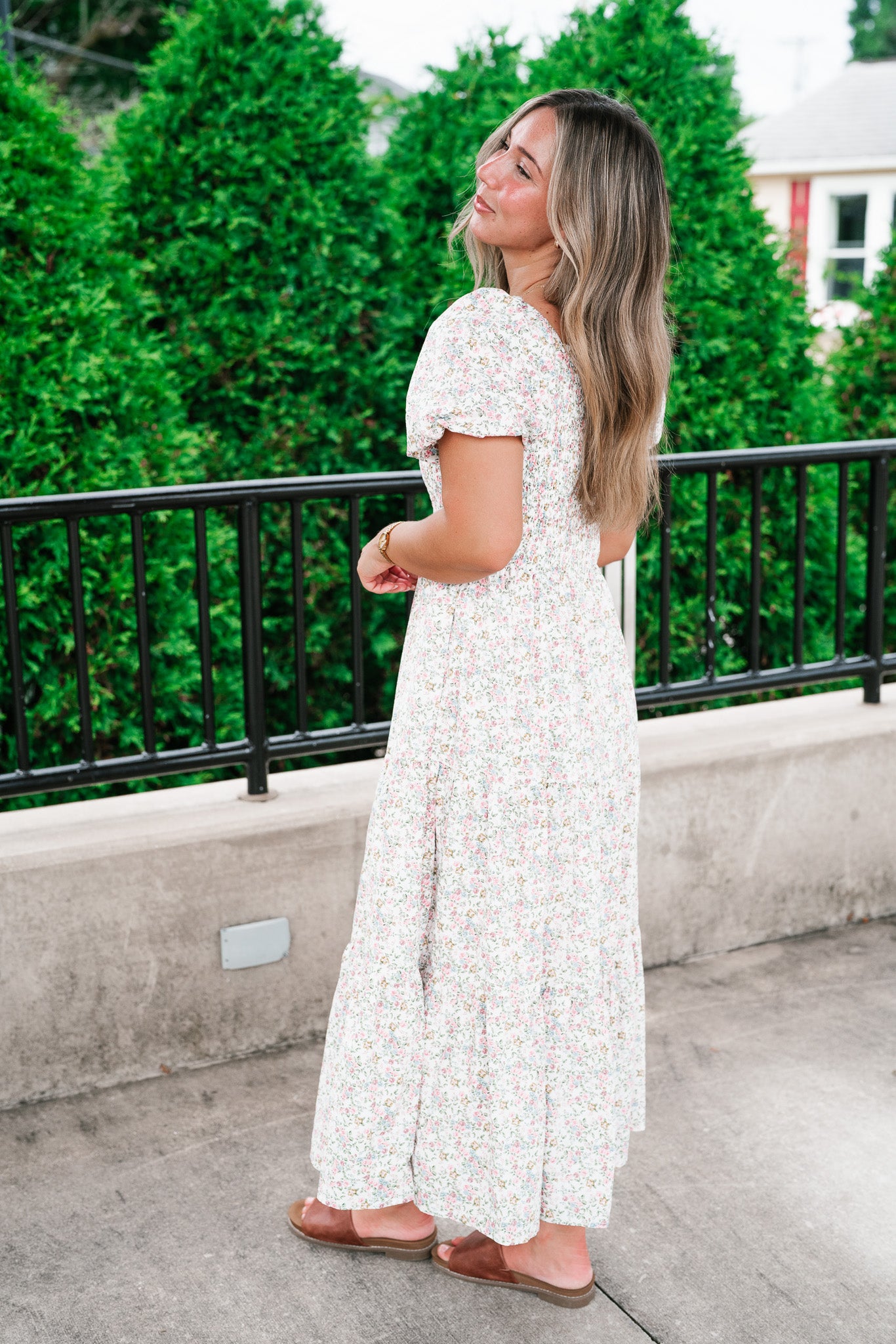 Wildflower Meadow Smocked Maxi Dress