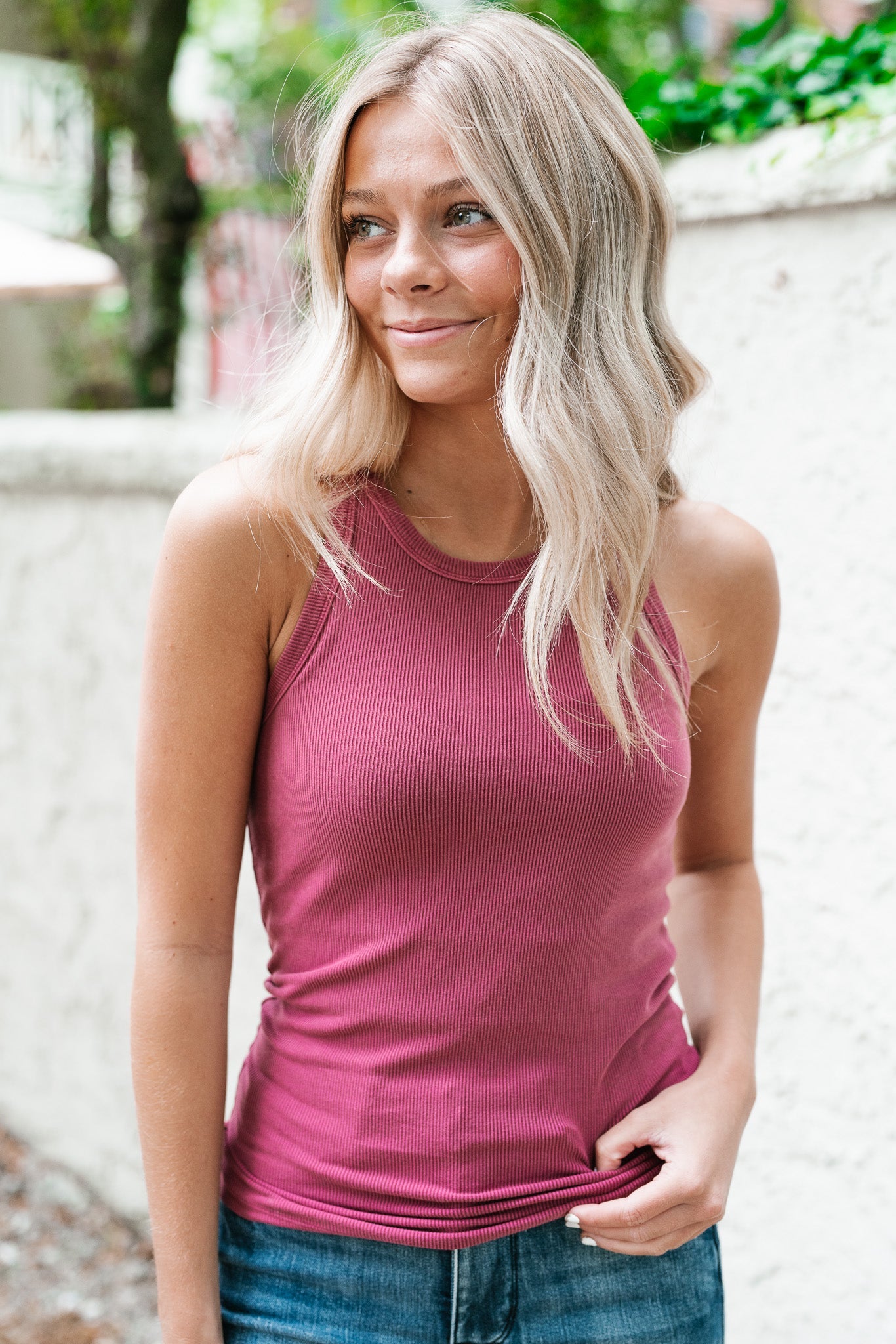 Wear It Well Tank Top - Pomegranate