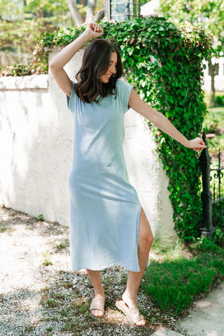Cove Side Slit Midi Dress