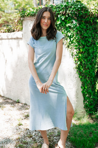 Cove Side Slit Midi Dress